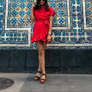 Forever 21 ruffle dress (my fave!)